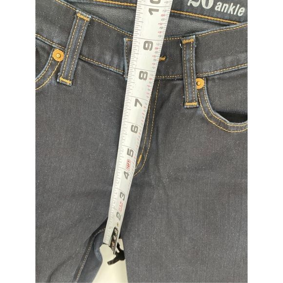 J Crew Toothpick Jeans Ankle Women's‎ Size 26 Dark Wash Blue - Picture 11 of 12